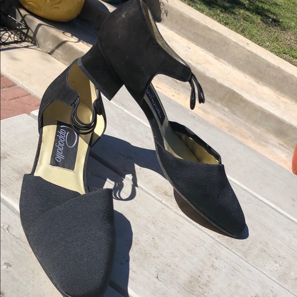 Shoes, Pappagallo, ladies, black, Sz 10M